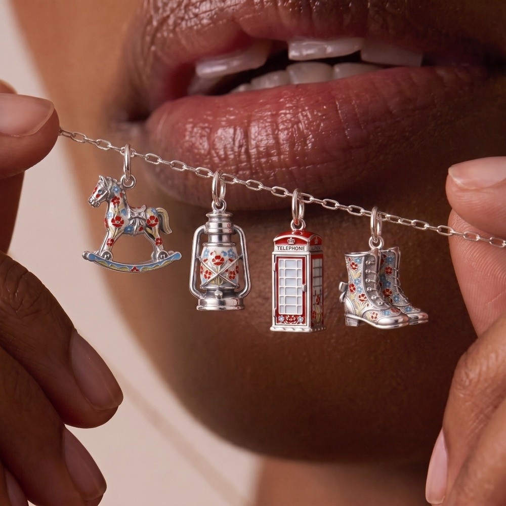 Jewelry Making London - RVS cartoon hangers, miniatuur emaille materiaal,