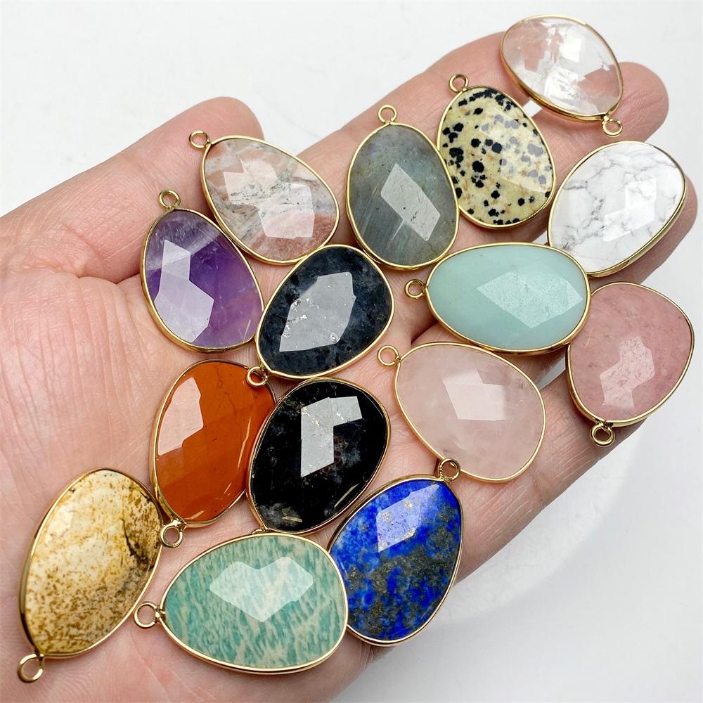 2 stuks Eivorm Stenen Hanger N - Jewelry Making Gemstones recensie en prijs